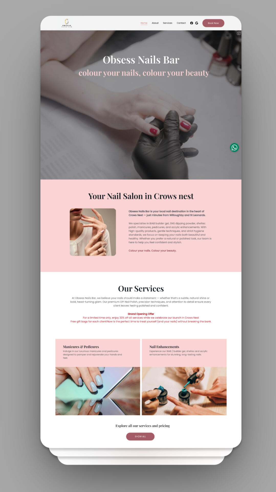 Seedwell Co Client Obsess Nails Bar