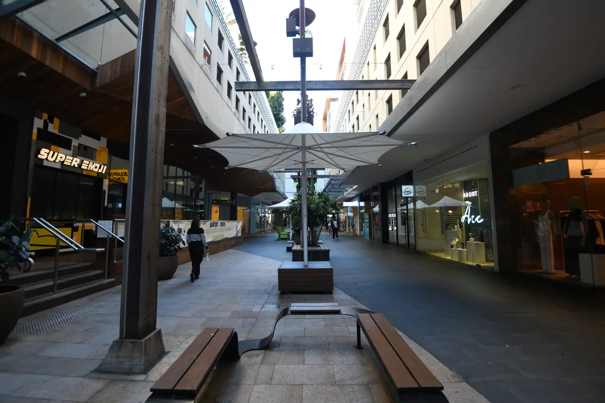 Top Ryde City shopping precinct, the retail centre of Ryde